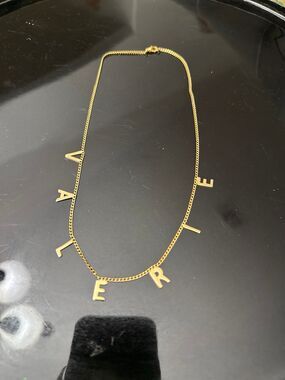 “VALERIE” 18k plated gold Necklace